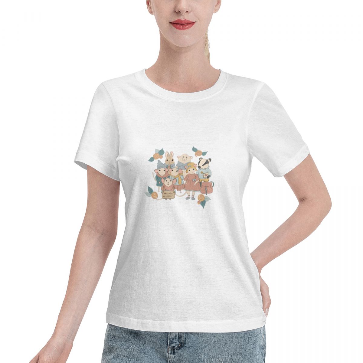 Women'S Fashion Market Size - Camiseta Feminina Popular com Estampa de