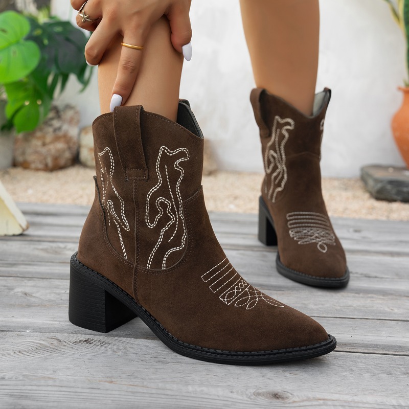 Women'S Fashion Trends Autumn 2025 - Botas Femininas de Cano Médio com