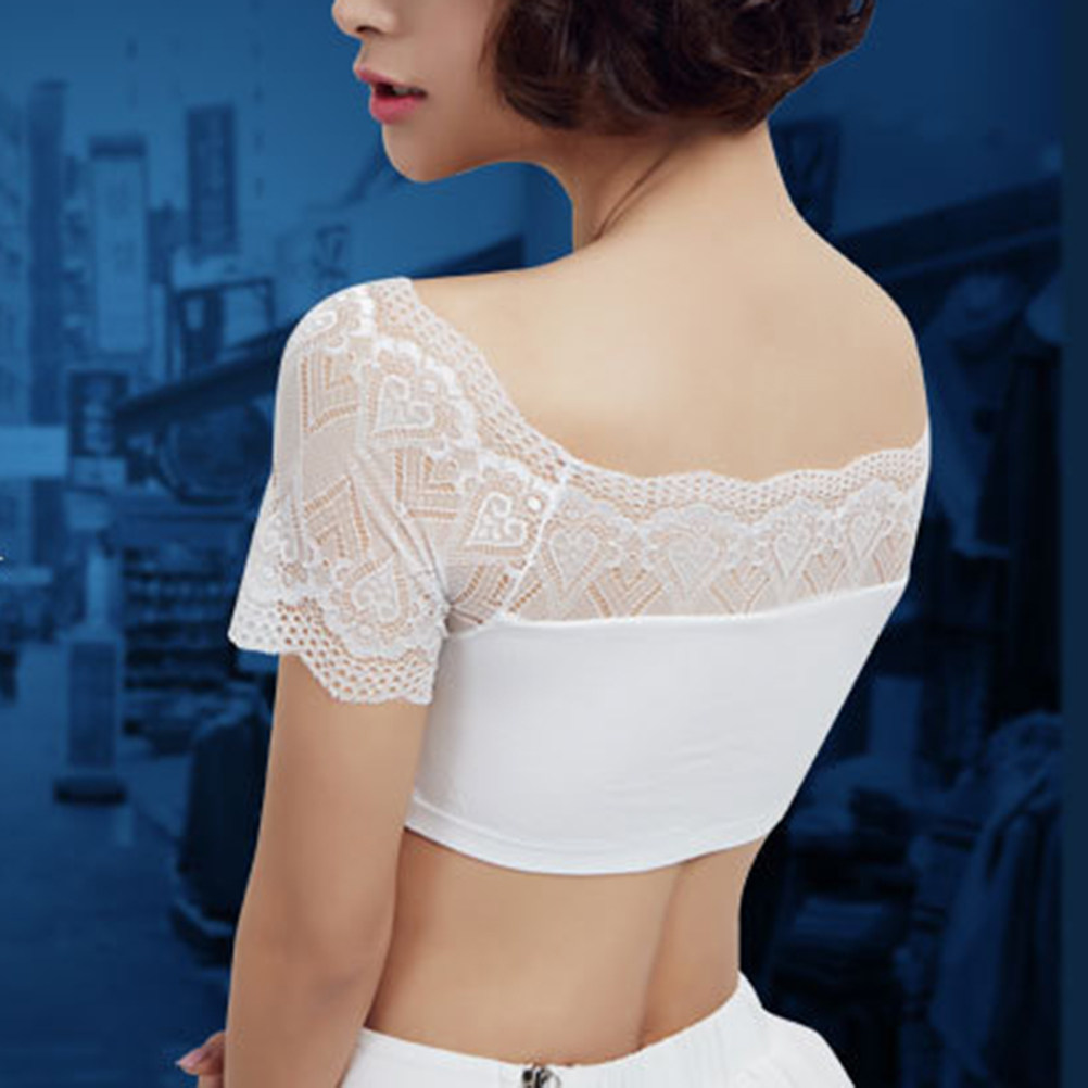 Bra Top Seamless - Top curto sem alças, sem costuras,