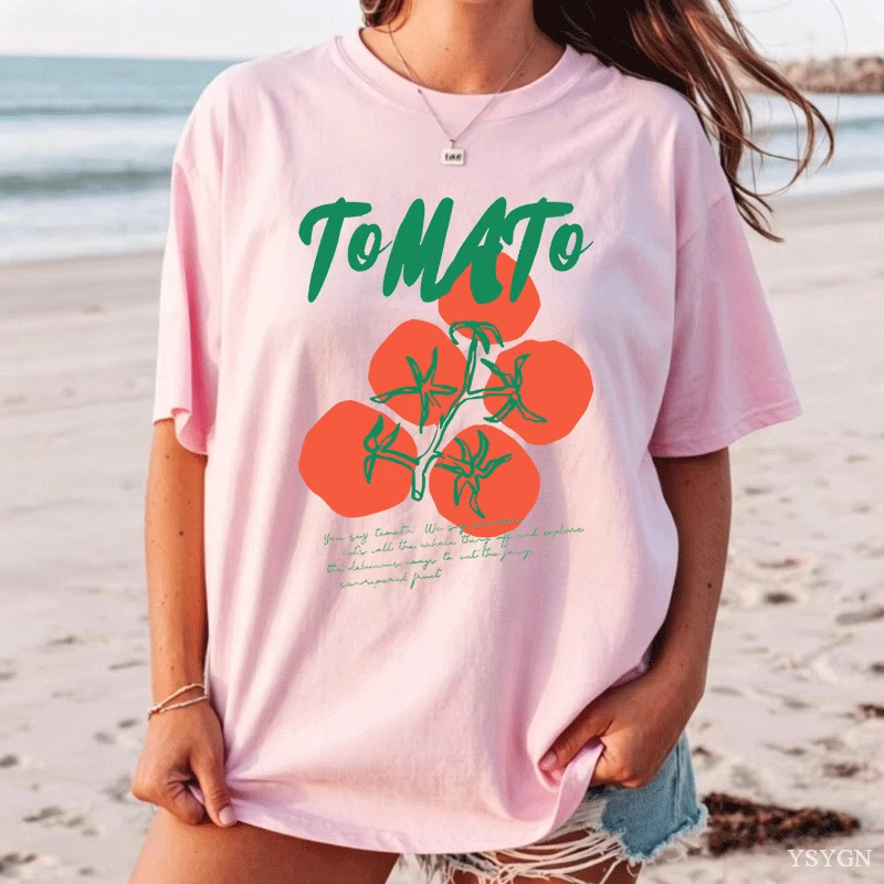 Women'S Fashion Market Size - Camiseta de verão com estampa de