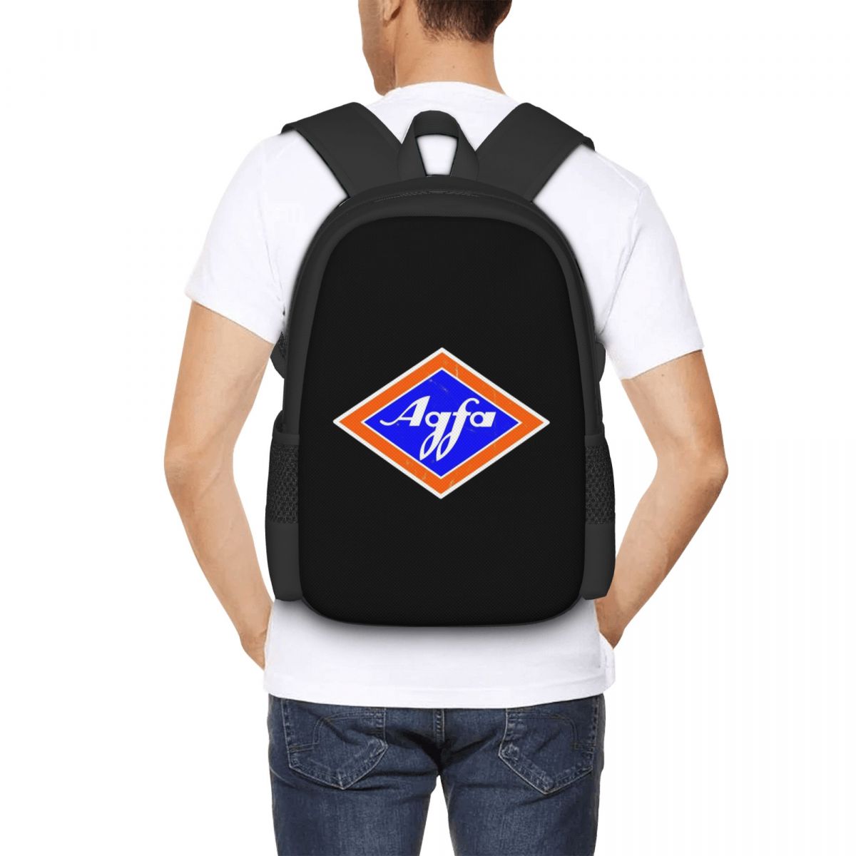 Women'S Fashion In The 1960S - Mochila escolar retrô com logotipo Agfa