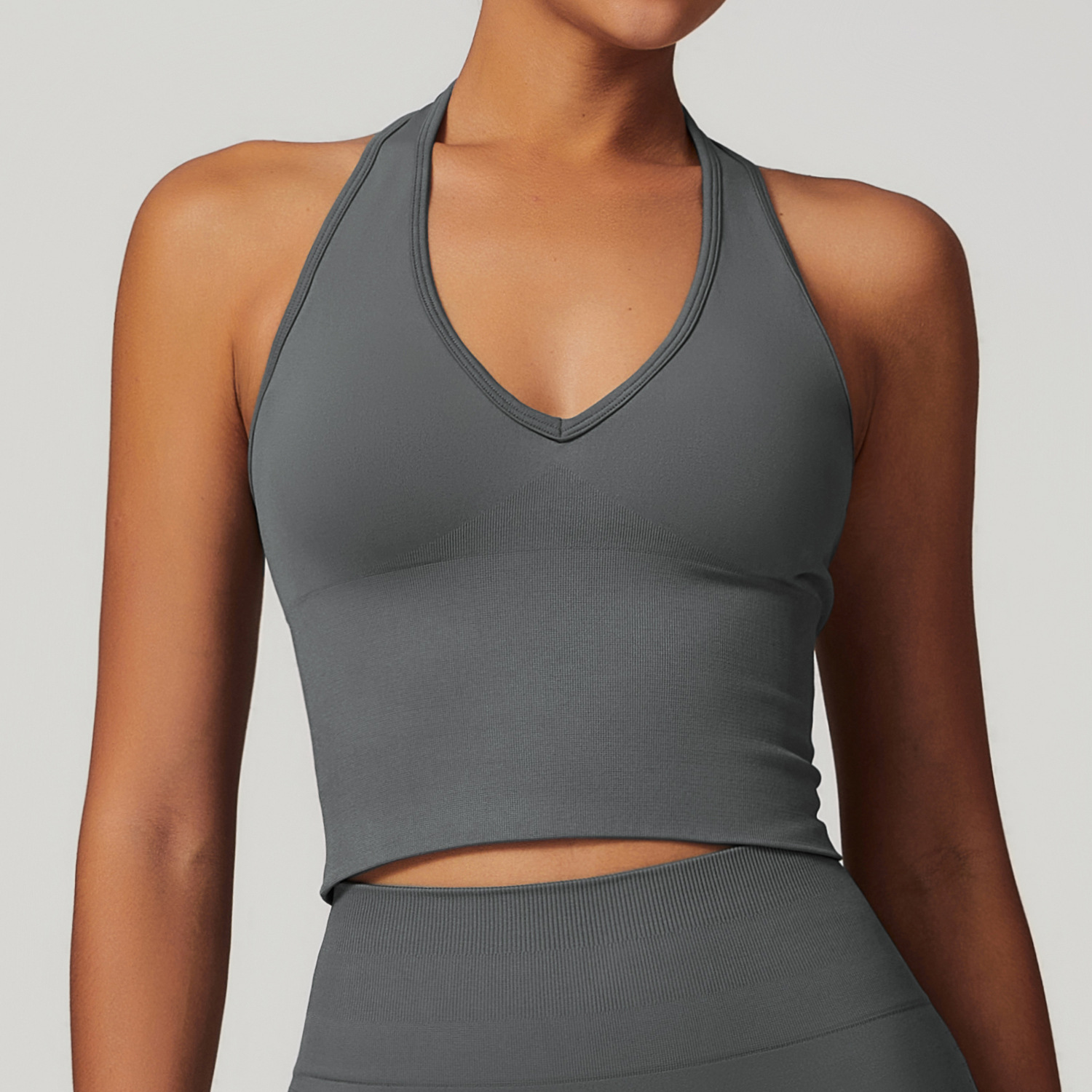Bra Top Seamless - Sutiã esportivo à prova de choque