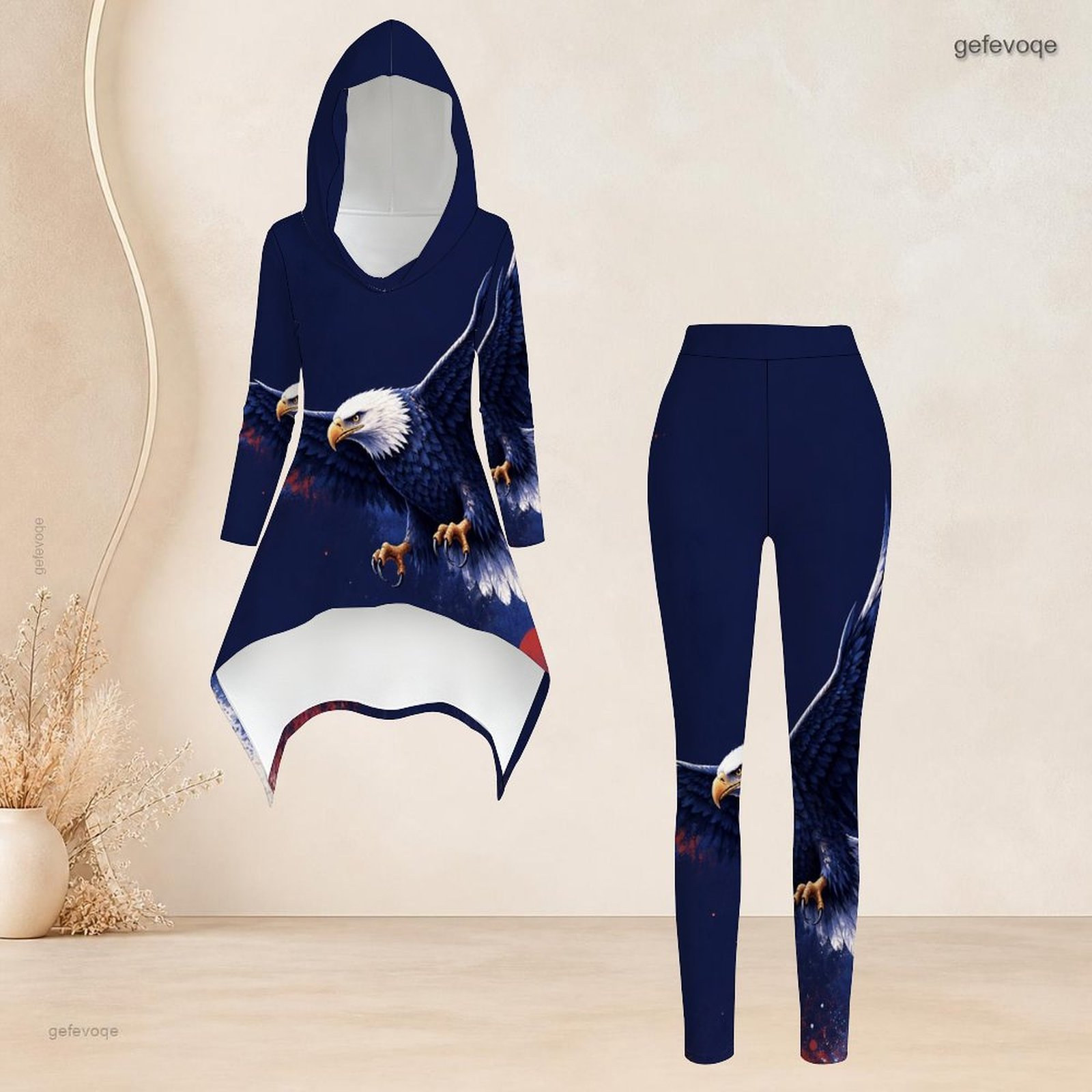 Women Top Fashion - Conjunto Casual Feminino de 2 Peças: