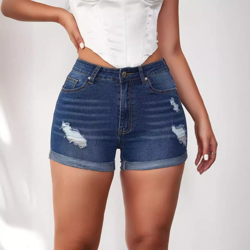 Women Fashion Jeans - Mulheres jeans calças de cintura alta