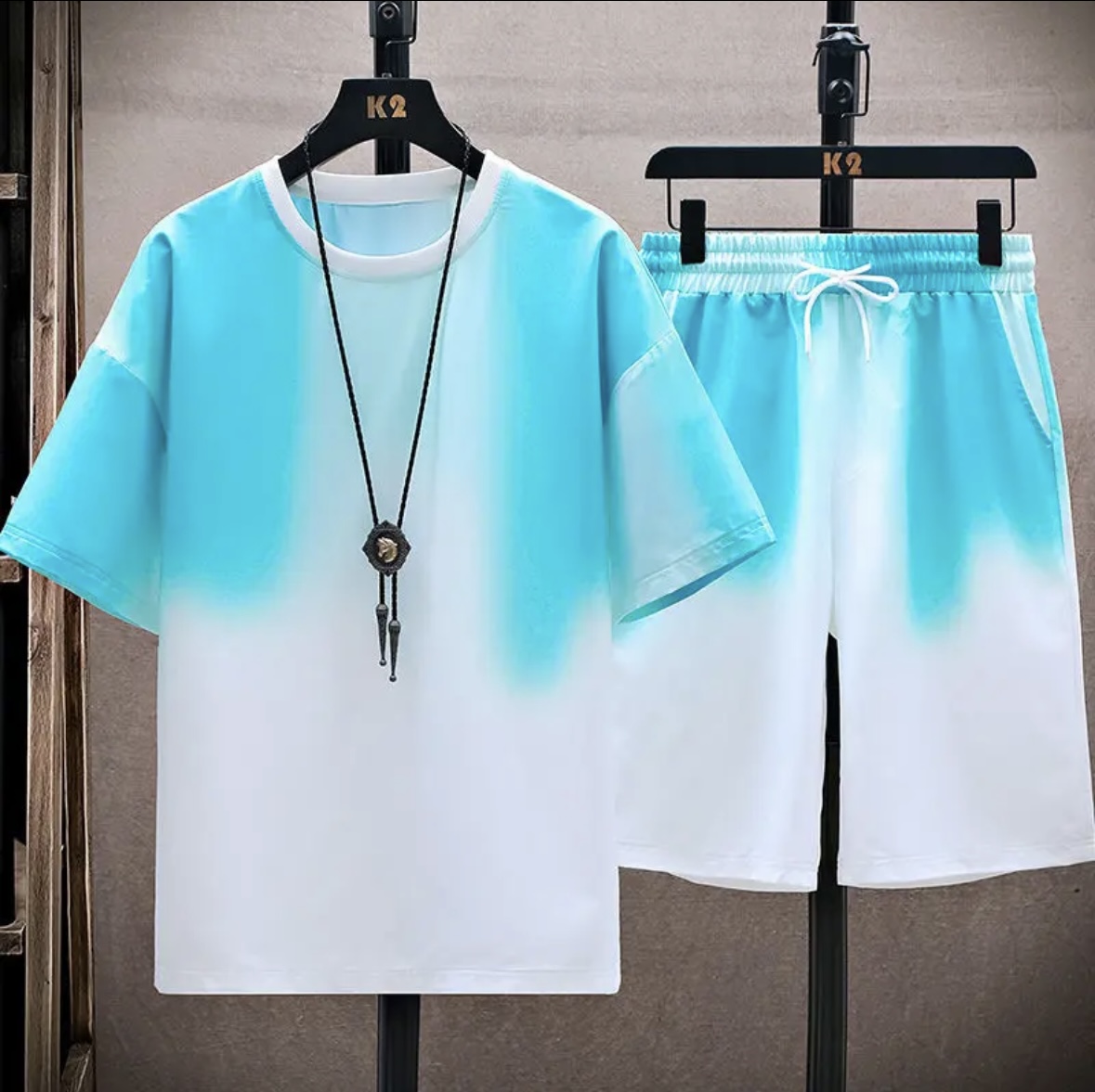 Women Top Fashion - Novo conjunto de verão em seda
