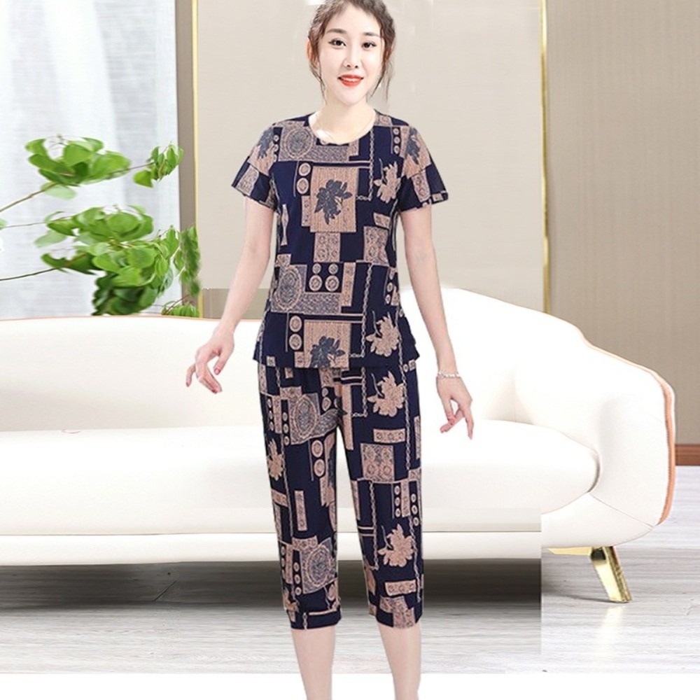 Women'S Fashion Pajamas - Conjunto de Camisetas Plus Size para