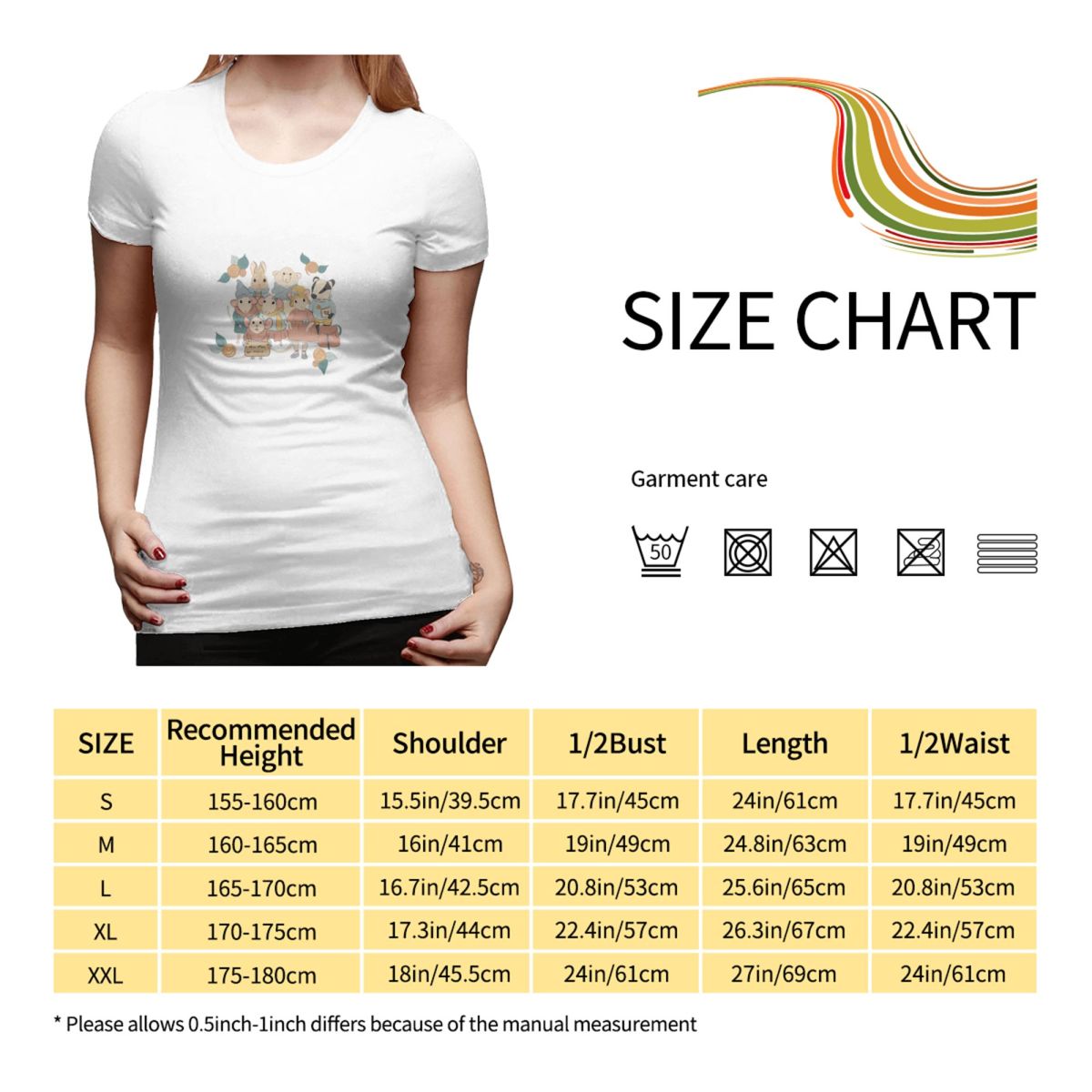 Camiseta Feminina Popular com  - Women'S Fashion Market Size avaliação e preço