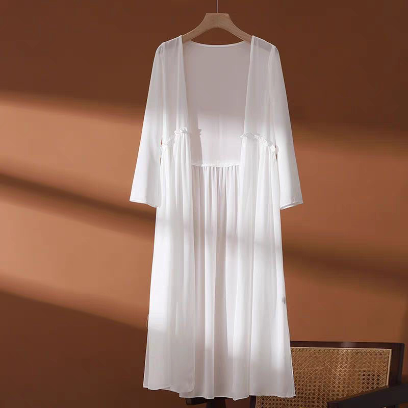 Cardigã Longo Feminino Plus Si - Women'S Fashion Kimono avaliação e preço