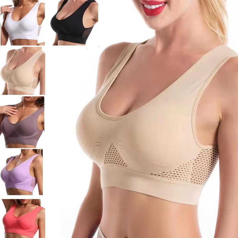 Sutiã Esportivo Feminino Plus  - Bra Top Seamless avaliação e preço