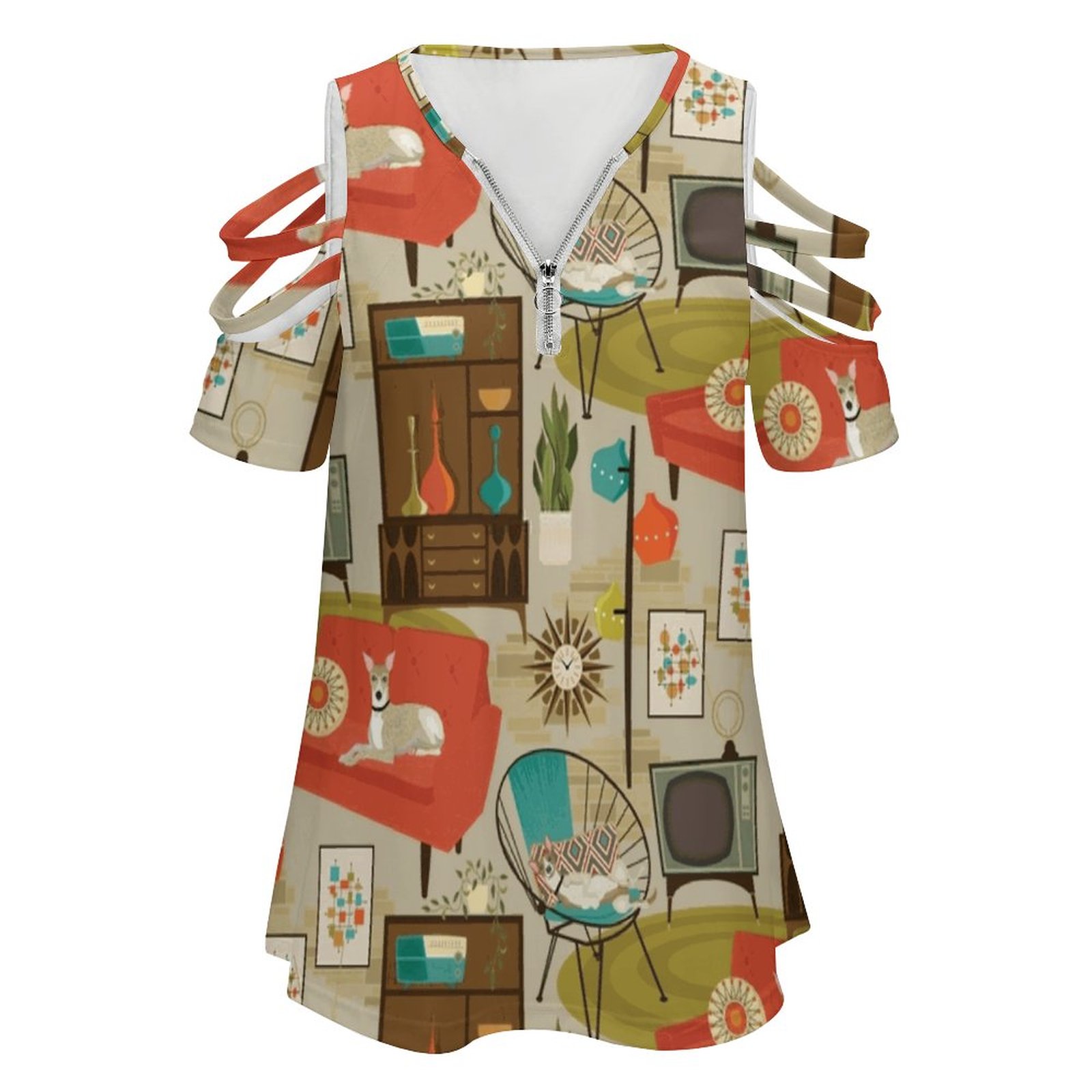 Rec room madness camiseta femi - Women'S Fashion In The 1960S avaliação e preço