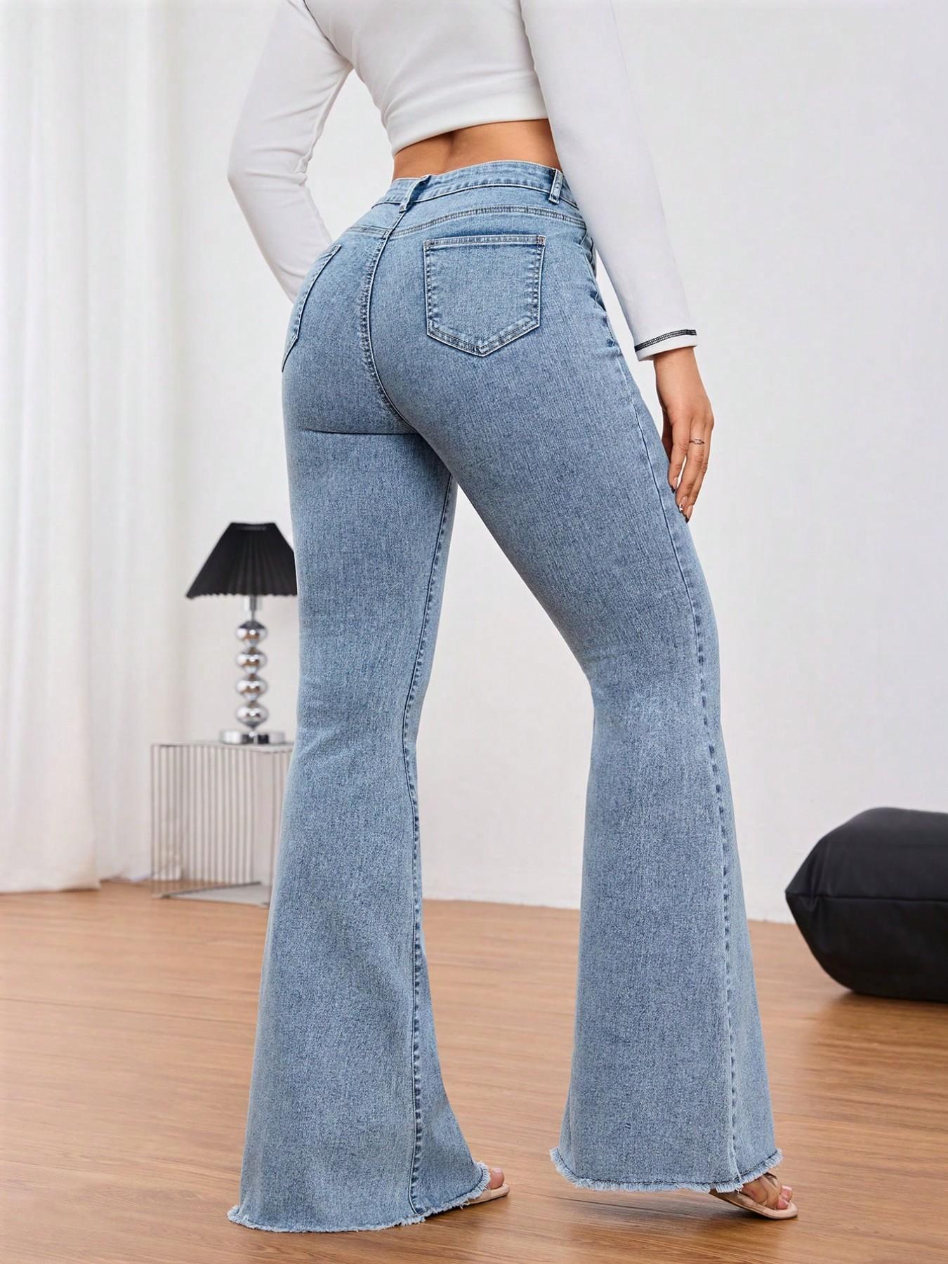 Calça Jeans Feminina de Cintur - Mom Jeans Women avaliação e preço