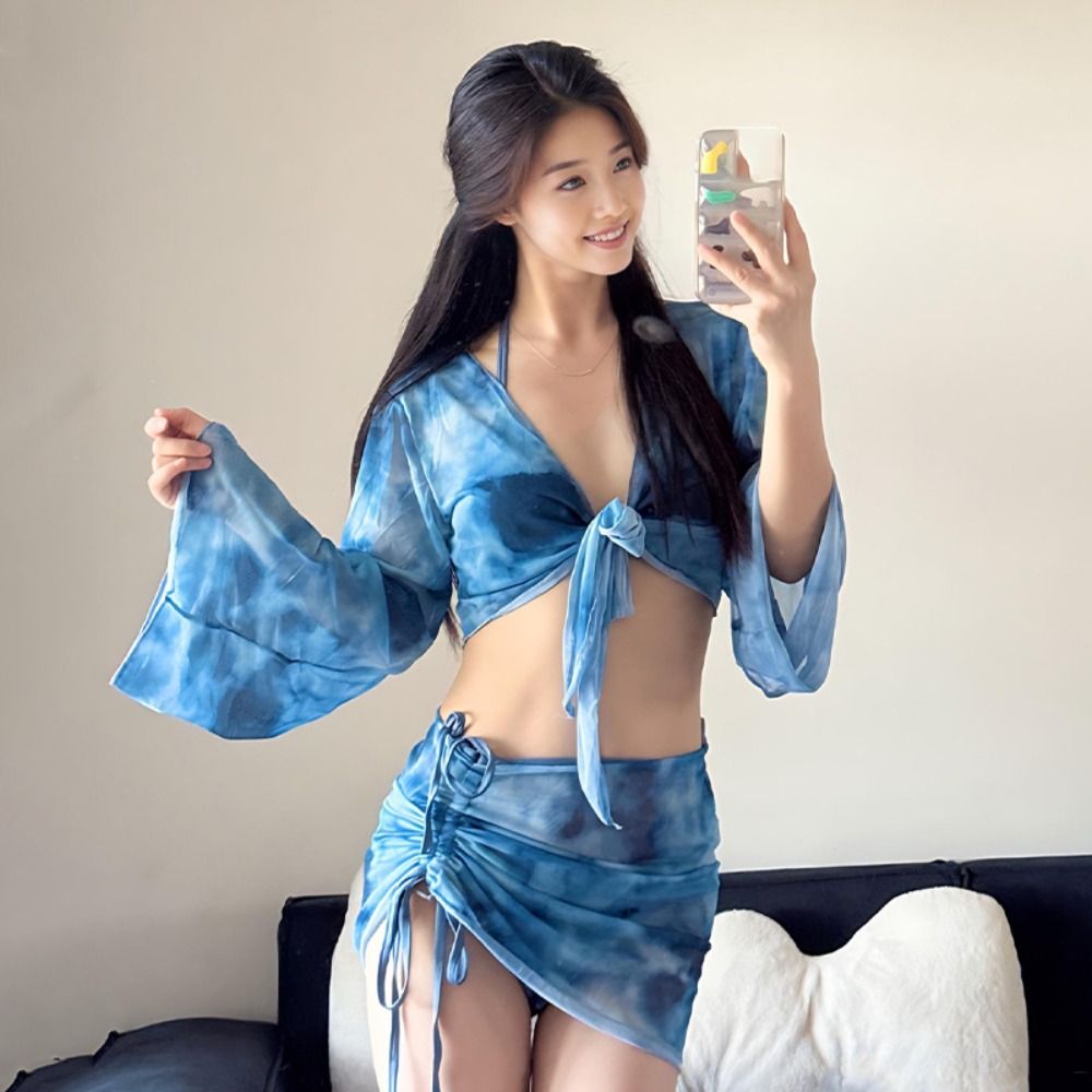 Conjunto de Biquíni Tie Dye co - Tie Dye Two Piece avaliação e preço