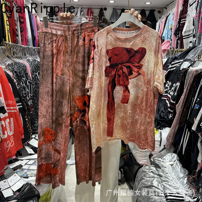 Conjunto de Moda Primavera Ver - Tie Dye Two Piece avaliação e preço