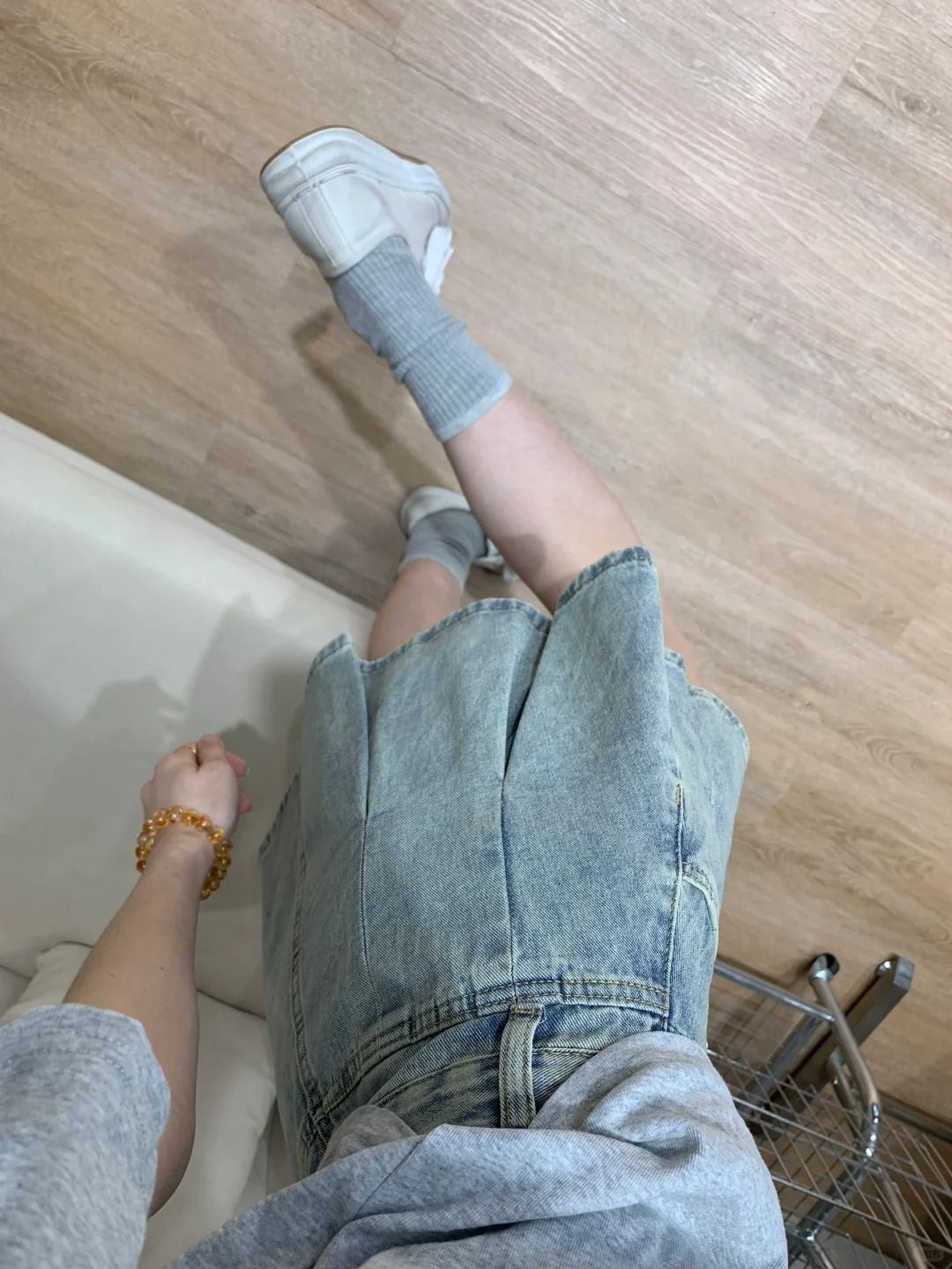 Saia Jeans Feminina de Cintura - Women Fashion Jeans avaliação e preço
