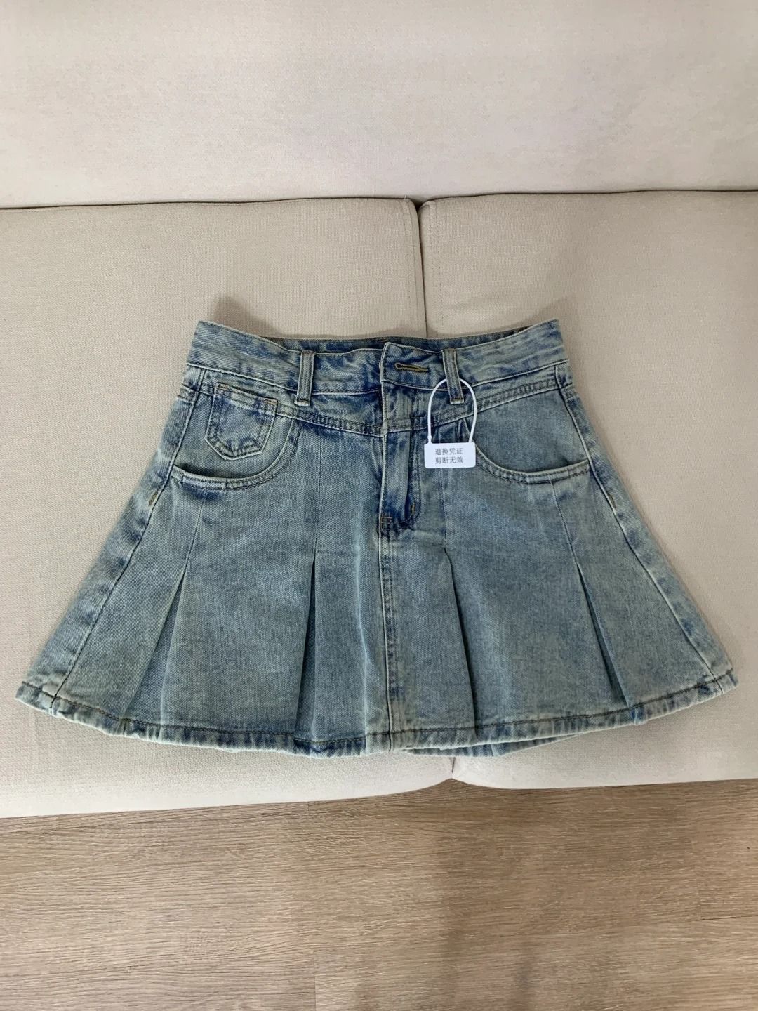 Saia Jeans Feminina de Cintura - Women Fashion Jeans avaliação e preço