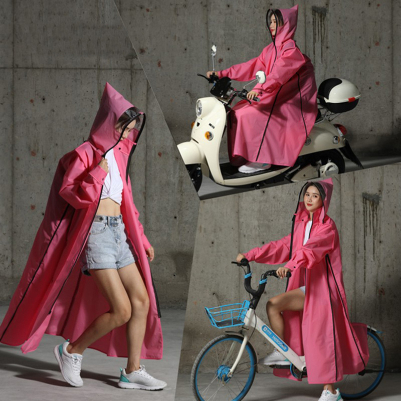 Capa de chuva com capuz poncho - Women'S Fashion Rain Jacket avaliação e preço