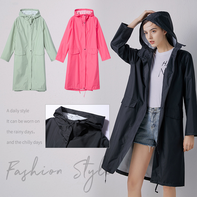 Nova moda feminina leve respir - Women'S Fashion Rain Jacket avaliação e preço