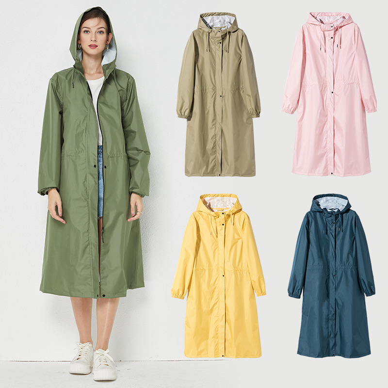 Nova moda feminina leve respir - Women'S Fashion Rain Jacket avaliação e preço