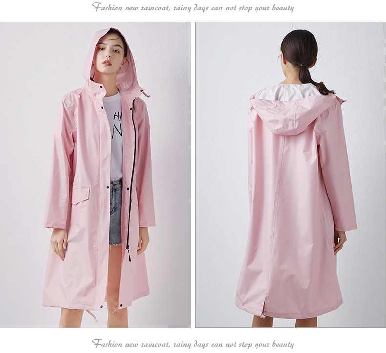 Nova moda feminina leve respir - Women'S Fashion Rain Jacket avaliação e preço
