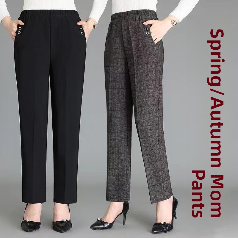 Calças Casuais de Cintura Alta - Mom Jeans Women avaliação e preço