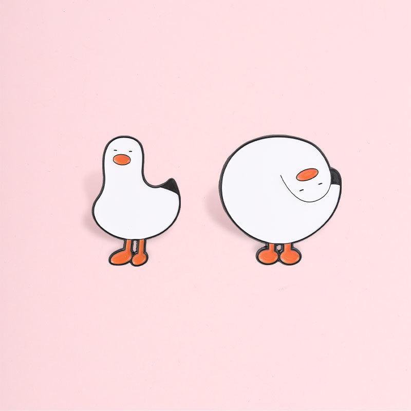Broche de Ganso Branco de Dese - Women Fashion Pose avaliação e preço
