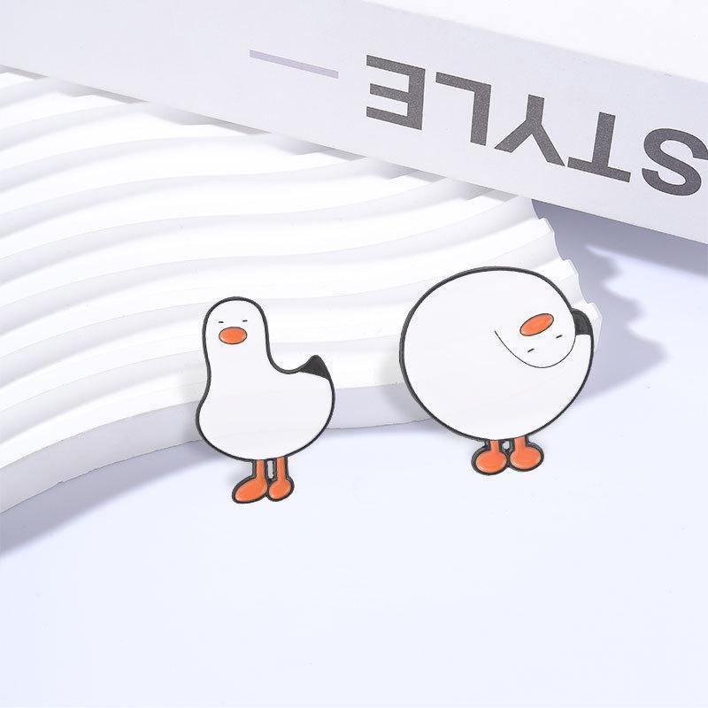 Broche de Ganso Branco de Dese - Women Fashion Pose avaliação e preço