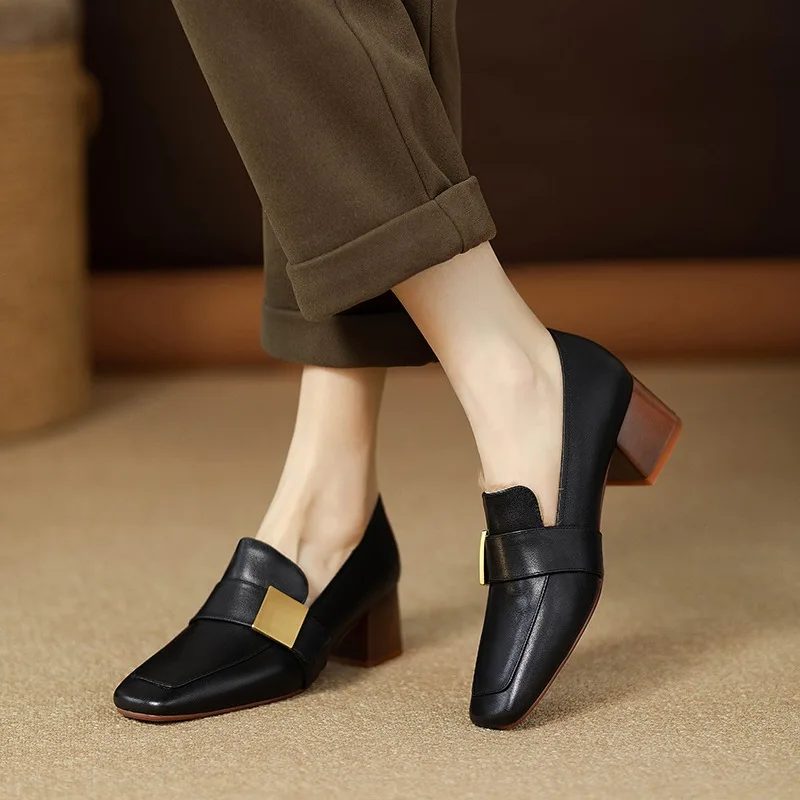 Mulheres moda bombas de couro  - Women Fashion Jeans avaliação e preço
