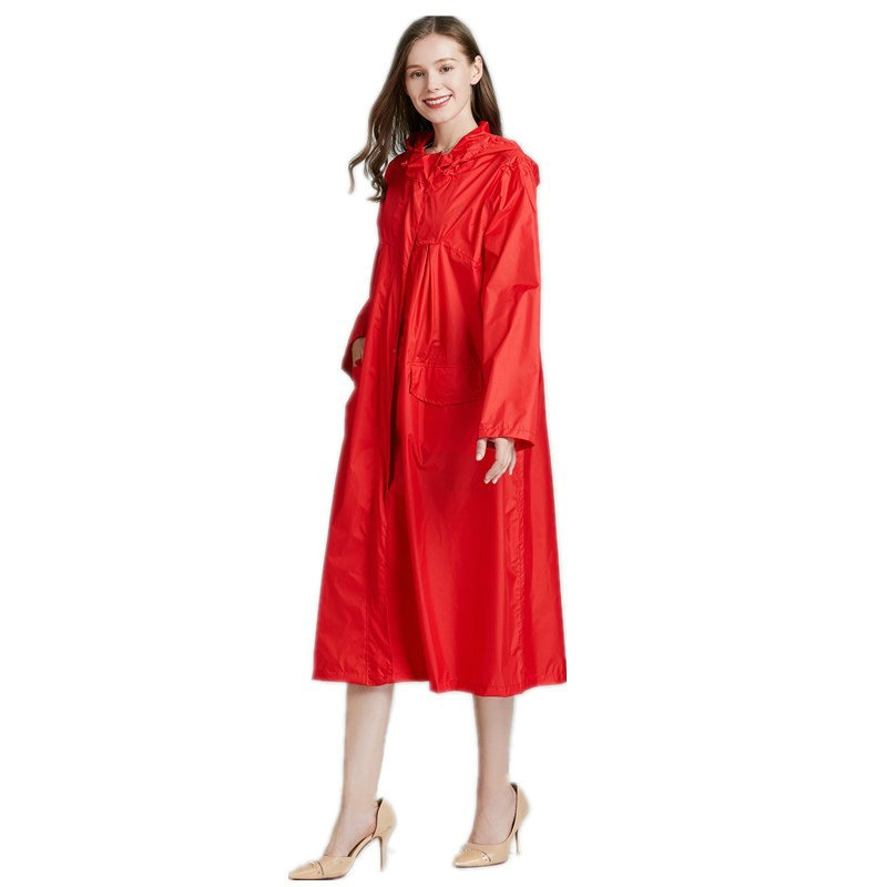 Mulheres leve vermelho preto r - Women'S Fashion Rain Jacket avaliação e preço