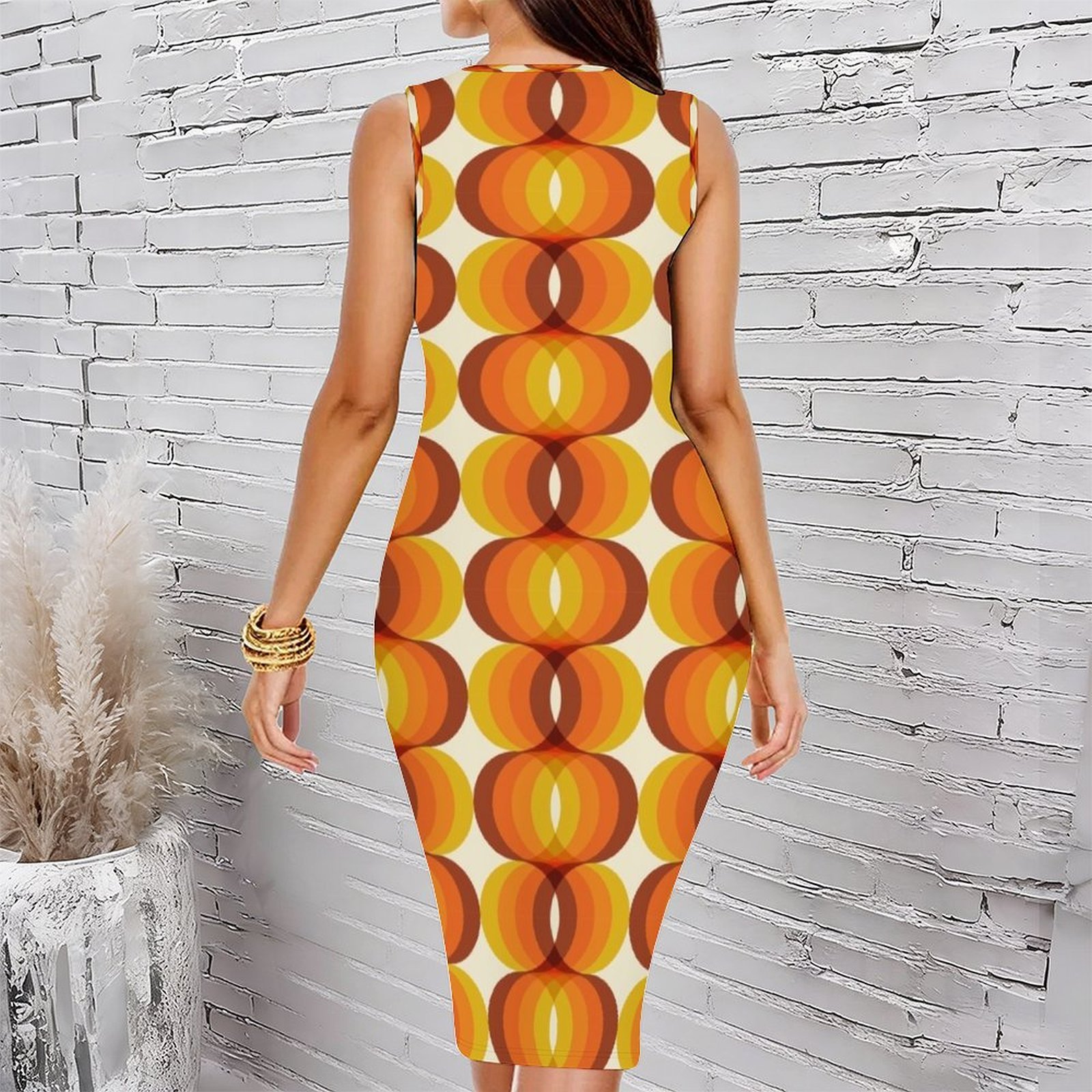 Saia justa com padrão ondulado - Women'S Fashion In The 1960S avaliação e preço