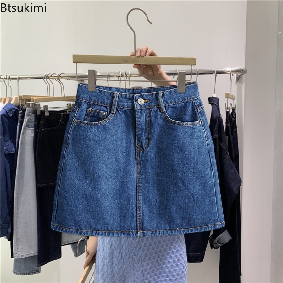 Nova Saia Curta Jeans Feminina - Women Fashion Jeans avaliação e preço