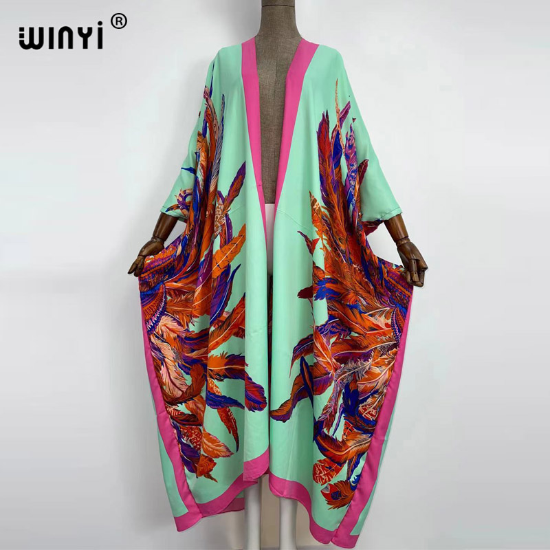 WINYI 2022 Kimono de Praia Ove - Women'S Fashion Kimono avaliação e preço