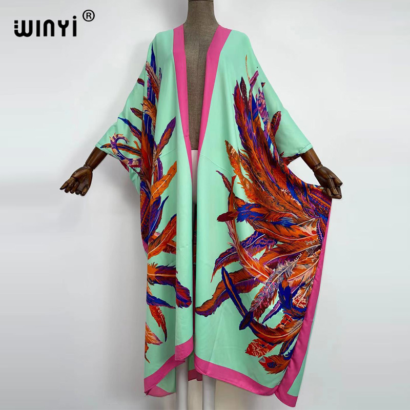 WINYI 2022 Kimono de Praia Ove - Women'S Fashion Kimono avaliação e preço