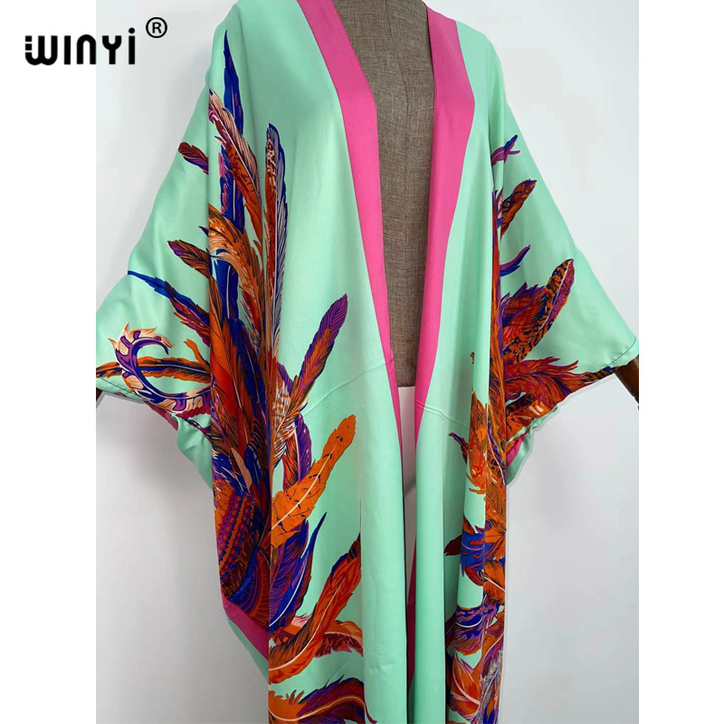 WINYI 2022 Kimono de Praia Ove - Women'S Fashion Kimono avaliação e preço