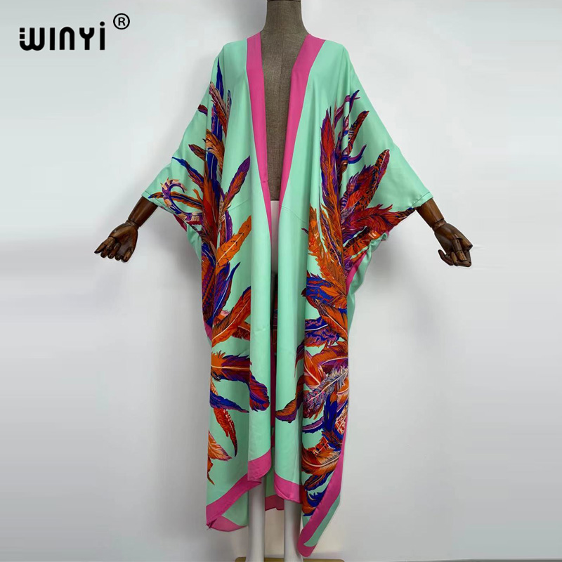 WINYI 2022 Kimono de Praia Ove - Women'S Fashion Kimono avaliação e preço