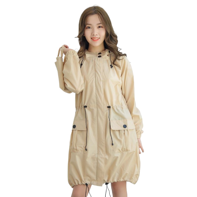 Capa de Chuva Leve e Impermeáv - Women'S Fashion Rain Jacket avaliação e preço