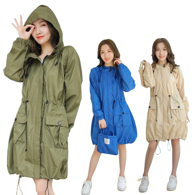 Capa de Chuva Leve e Impermeáv - Women'S Fashion Rain Jacket avaliação e preço