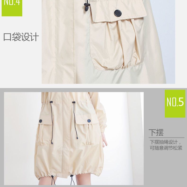 Capa de Chuva Leve e Impermeáv - Women'S Fashion Rain Jacket avaliação e preço