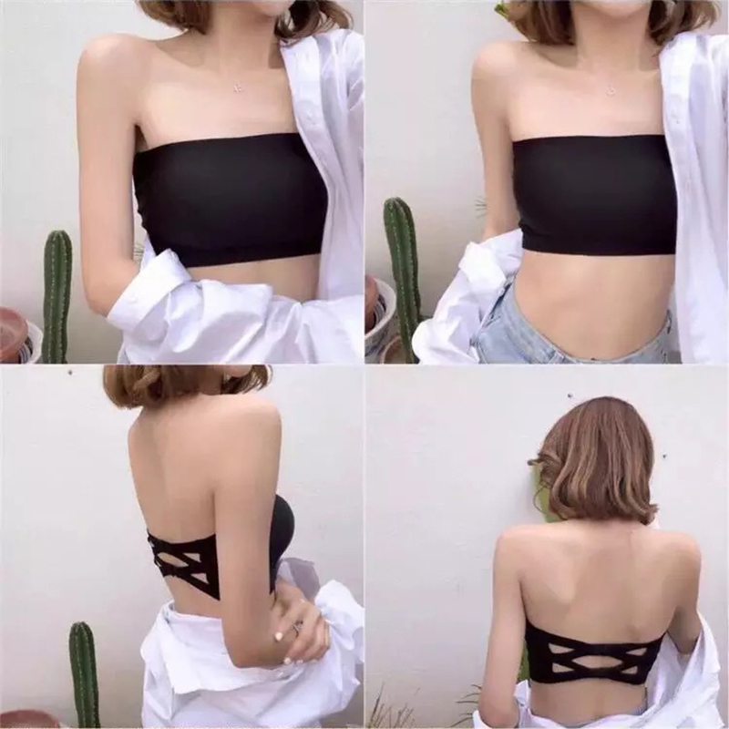 Tops de tubo sem costura de um - Bra Top Seamless avaliação e preço