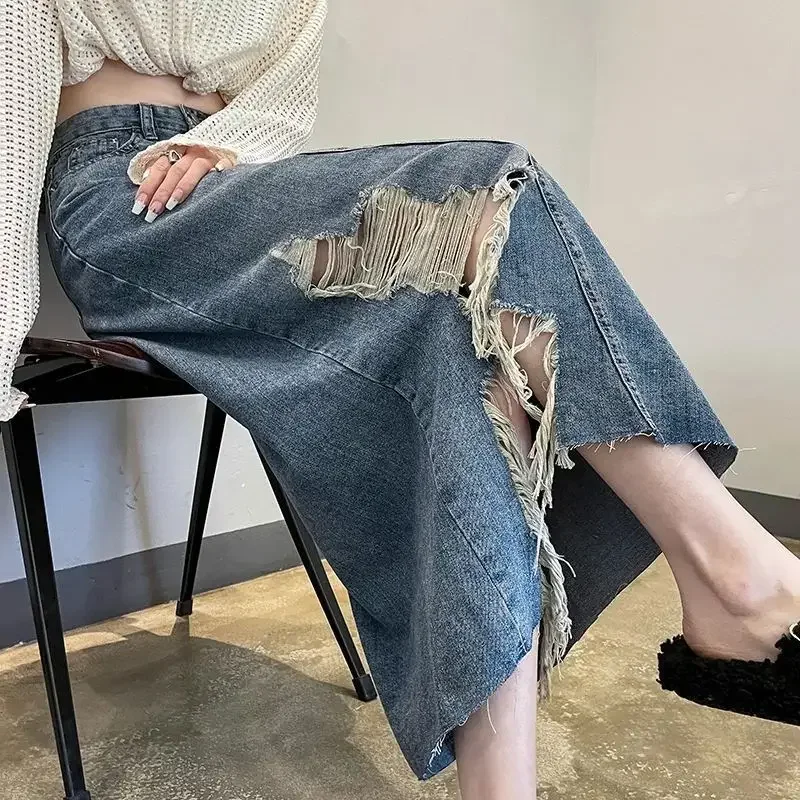 Saia jeans feminina cintura al - Women Fashion Jeans avaliação e preço