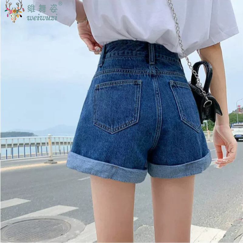 Shorts de Jeans Azul para Mulh - Women Fashion Jeans avaliação e preço