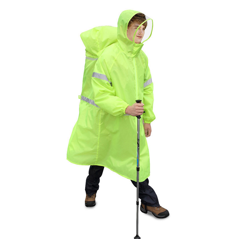 Mochila unissex refletiva para - Women'S Fashion Rain Jacket avaliação e preço