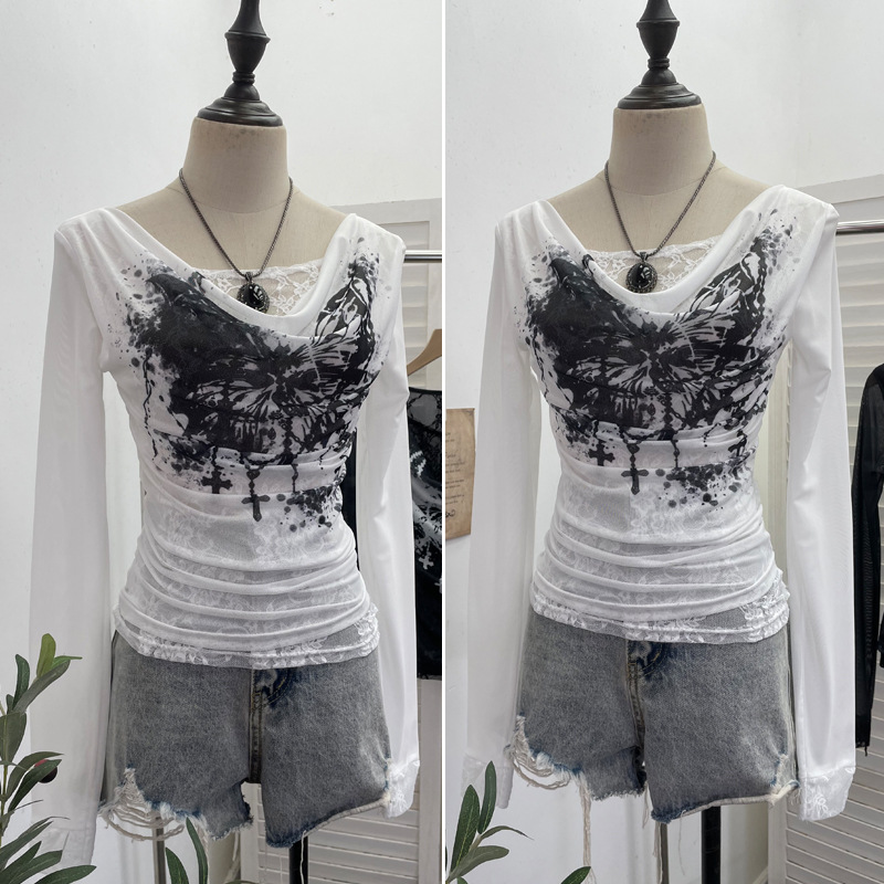 Feminino casual renda emenda m - Tie Dye Two Piece avaliação e preço