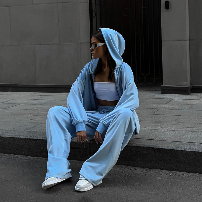 Conjunto de Moletom Feminino d - Hoodie Women Oversized avaliação e preço