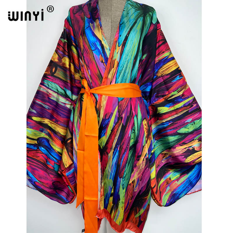 Winyi elegante praia bikini do - Women'S Fashion Kimono avaliação e preço