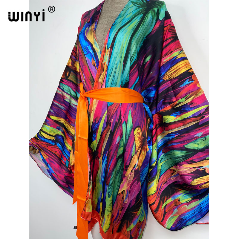 Winyi elegante praia bikini do - Women'S Fashion Kimono avaliação e preço