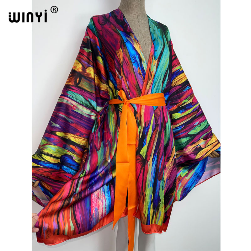 Winyi elegante praia bikini do - Women'S Fashion Kimono avaliação e preço