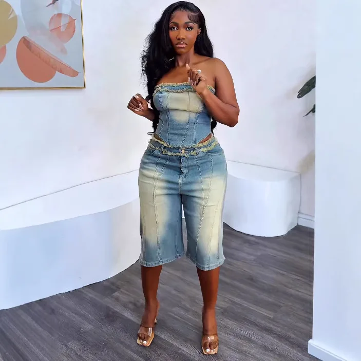 Ternos jeans femininos europeu - Women Fashion Jeans avaliação e preço