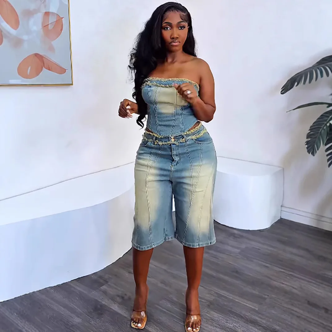 Ternos jeans femininos europeu - Women Fashion Jeans avaliação e preço