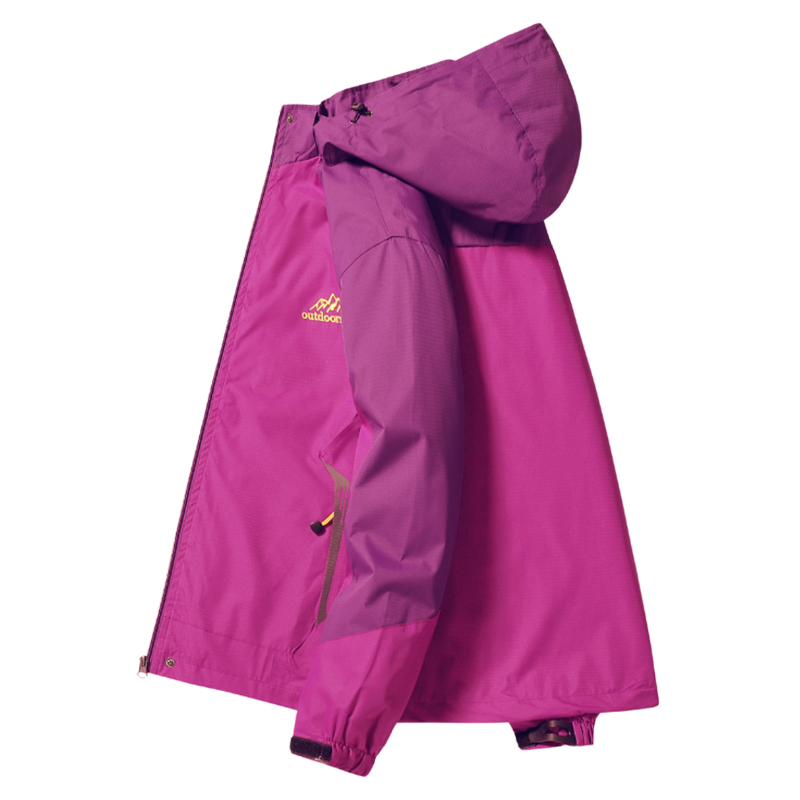 Mulheres primavera jaqueta de  - Women'S Fashion Rain Jacket avaliação e preço