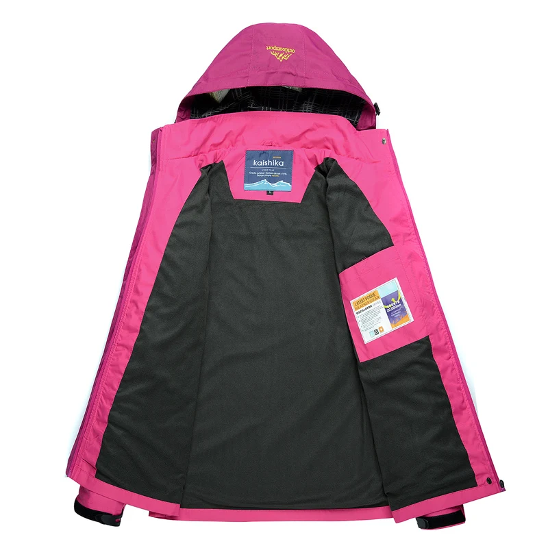 Mulheres primavera jaqueta de  - Women'S Fashion Rain Jacket avaliação e preço